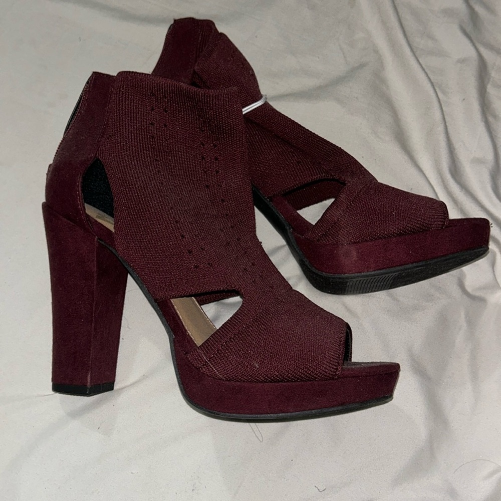 Maroon heels